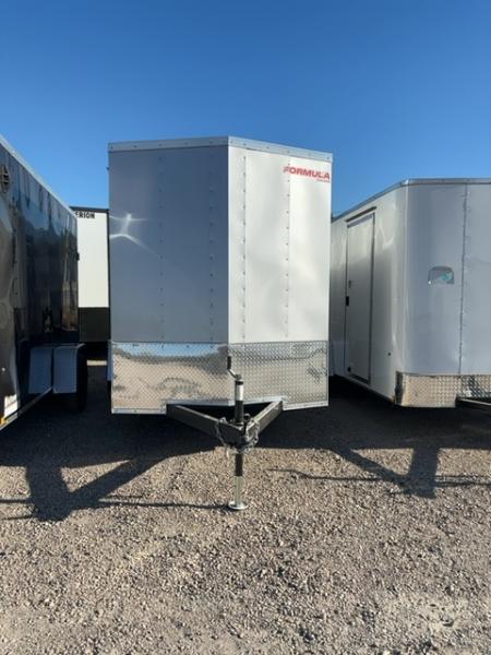New 2027 Formula Trailers 6X12 TRAVERSE FLAT TOP VNOSE 3K