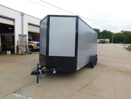 New Enclosed Trailer 7 X 16 Ramp 080 Skin