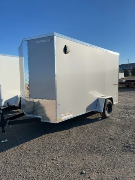 New 2027 Formula Trailers 6X12 TRAVERSE FLAT TOP VNOSE 3K