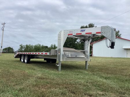 New 2026 EBY 102x24'6  Gooseneck Deckover, 16K GVWR