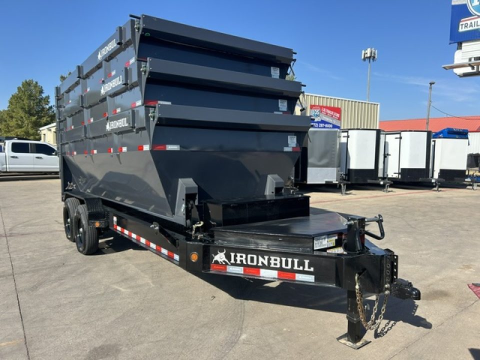 New 2027 Iron Bull DBB 16’x83” Dump Roll Off w/3 Bins