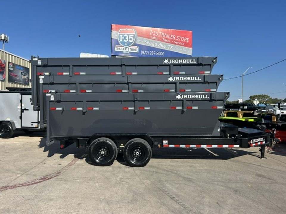 New 2027 Iron Bull DBB 16’x83” Dump Roll Off w/3 Bins