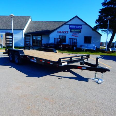New 2027 Sure-Trac 7x18 (16+2) Equipment 10K Equipment Trailer
