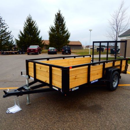 New 2027 Sure-Trac 6 x 12 Tube Top Three Board 3K Utility Trailer