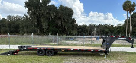 New 2027 Diamond C FMAX208 GOOSENECK TRAILER 23+5. ***ABS BRAKES*** MAX RAMPS CURT CUSHION CUPLER , 2 SPEED DROP LEG JACKS