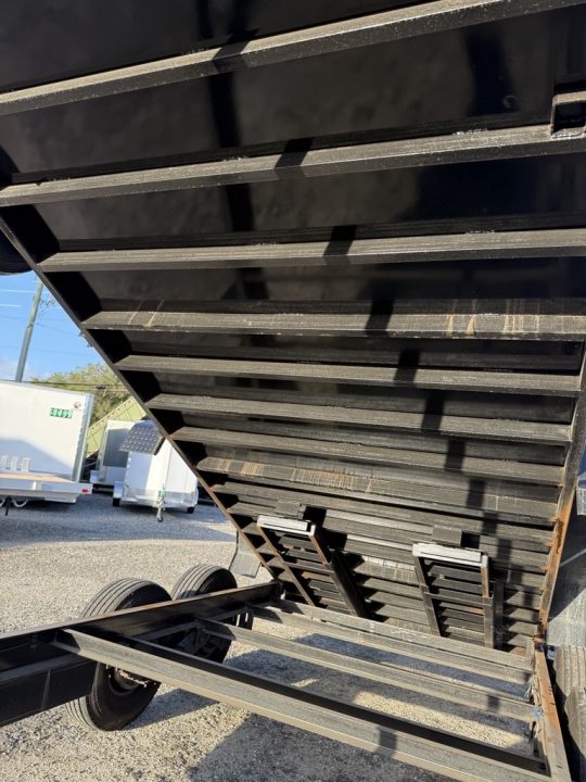 Used 2024 7x16 Dump Trailer | 14,000 GVWR | 2' Sides | Tandem Axle Dump Trailer