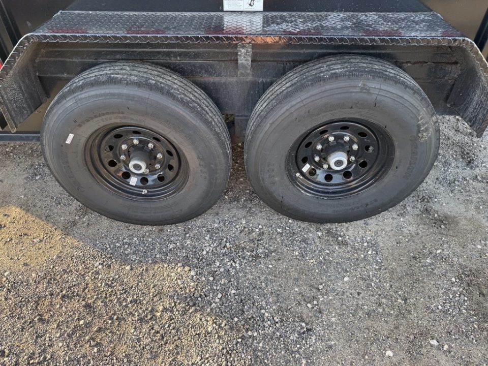 Used 2024 7x16 Dump Trailer | 14,000 GVWR | 2' Sides | Tandem Axle Dump Trailer