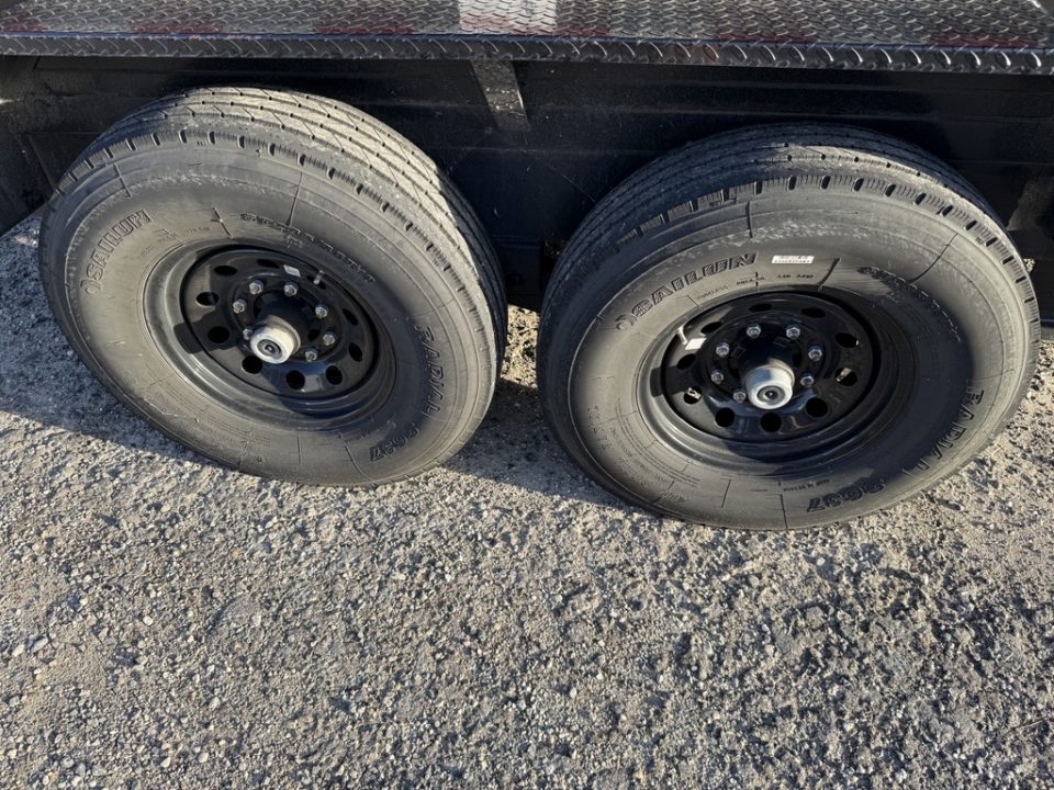 Used 2024 7x16 Dump Trailer | 14,000 GVWR | 2' Sides | Tandem Axle Dump Trailer