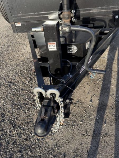 Used 2024 7x16 Dump Trailer | 14,000 GVWR | 2' Sides | Tandem Axle Dump Trailer