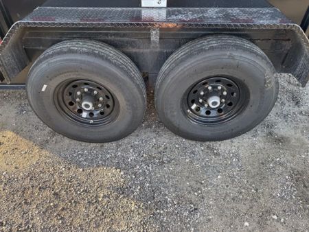 Used 2024 7x16 Dump Trailer | 14,000 GVWR | 2' Sides | Tandem Axle Dump Trailer
