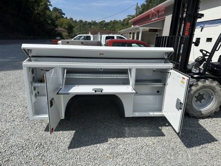 New Monroe Truck Equipment MSS Pro 8' SRW Service Bodies, with Flip Tops