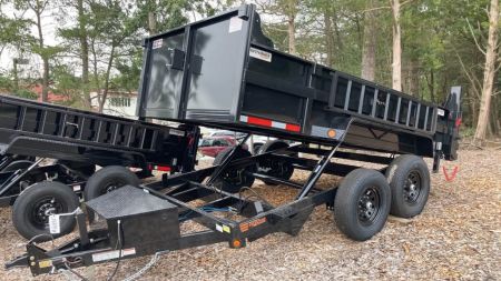 New 2027 Quality Steel and Aluminum 7x12 Dump Trailer