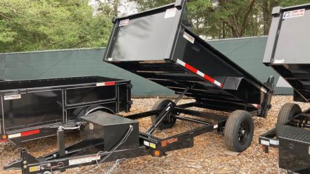 New 2027 Quality Steel and Aluminum 5x10 Dump Trailer