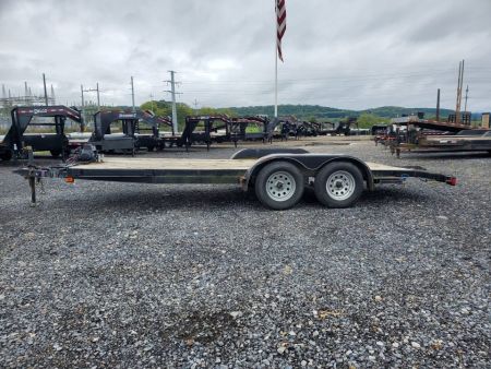 Used 2020 Quality Trailers Economy Car Hauler / 7000 GVWR / 7000 GVWR / 82 x18' / Winch