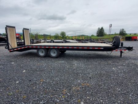 Used 2025 Quality Trailers Pro-P Deckover Trailer / 16,000 GVWR / 102"x23' / 30" Wood Filled Ramps