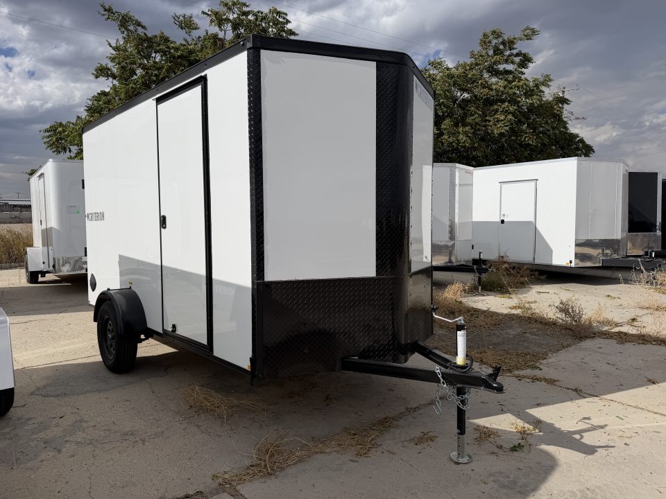 New 2027 Criterion 6X12 CARGO TRAILER FLAT TOP VNOSE
