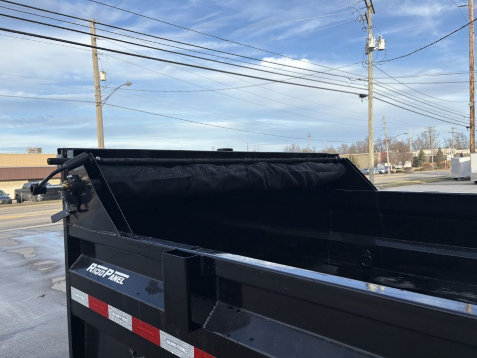 New 2027 Sure-Trac 82 IN x 14 HD Low Profile Dump Trailer 14K Telescopic Dump Trailer