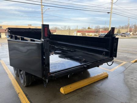 New 2027 Sure-Trac 82 IN x 14 HD Low Profile Dump Trailer 14K Telescopic Dump Trailer