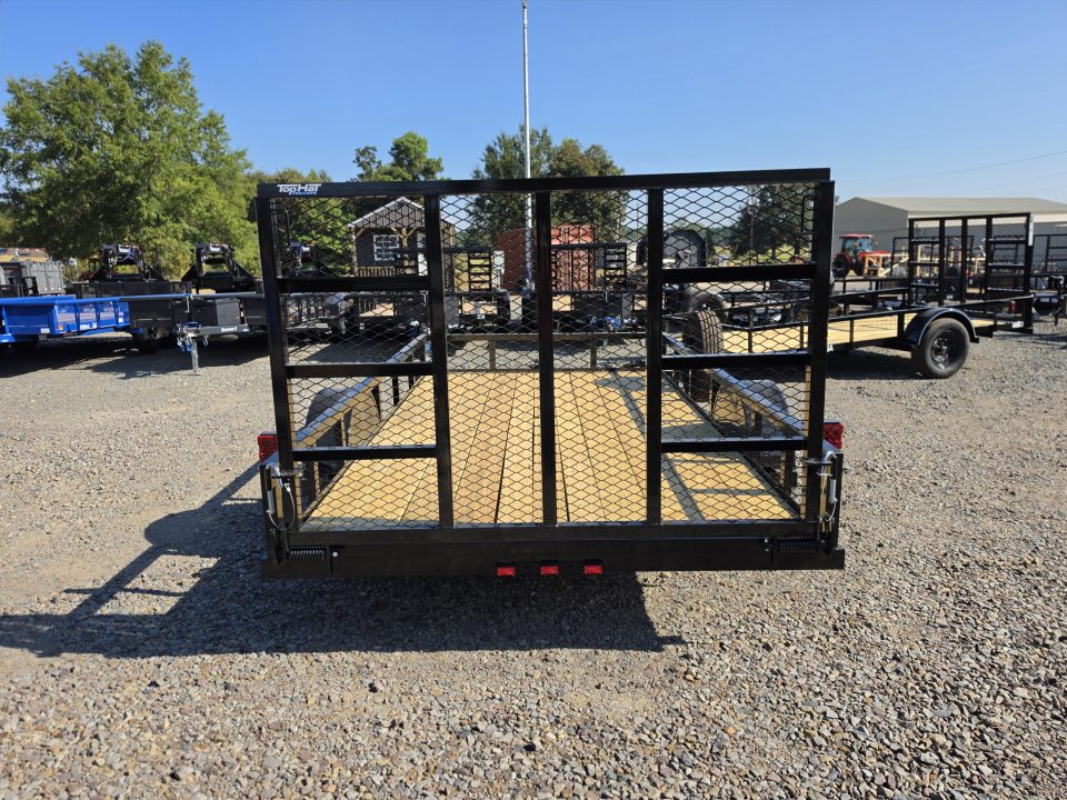 New 2027 Top Hat DSA 12'x77" Single Axle Utility Trailer