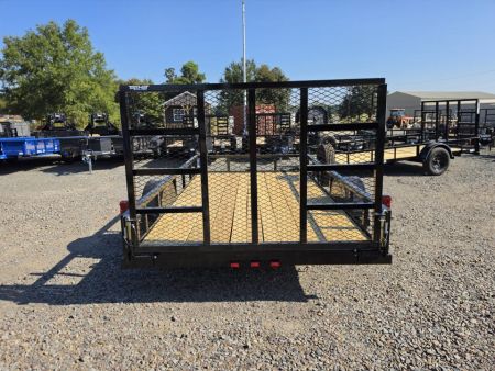 New 2027 Top Hat DSA 12'x77" Single Axle Utility Trailer