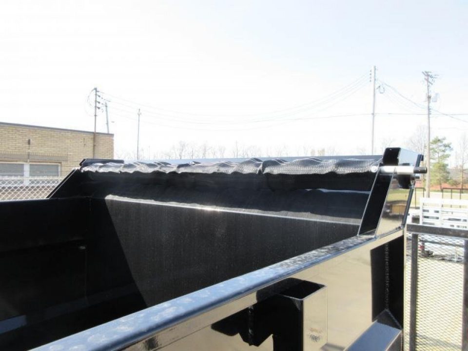 New 2027 Sure-Trac 82 IN x 14 HD Low Profile Dump Trailer w/ 4 Ft. Sides 14K Telescopic Dump Trailer