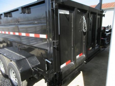 New 2027 Sure-Trac 82 IN x 14 HD Low Profile Dump Trailer w/ 4 Ft. Sides 14K Telescopic Dump Trailer