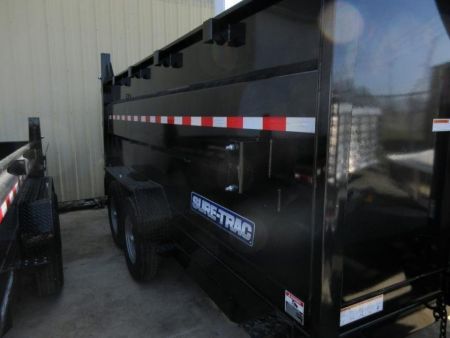 New 2027 Sure-Trac 82 IN x 14 HD Low Profile Dump Trailer w/ 4 Ft. Sides 14K Telescopic Dump Trailer