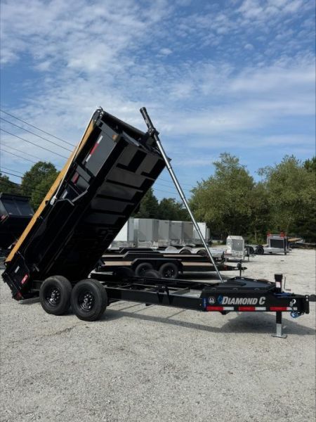 New 2027 Diamond C 82x14' Dump, 24" Sides, LPT207