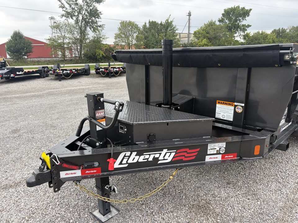 New 2027 Liberty LD14K83X14B8TSFT (83" X 14') 15.4K Telescopic Dump Trailer