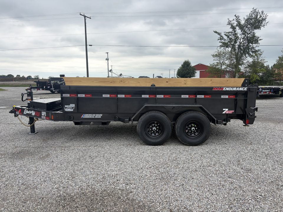 New 2027 Liberty LD14K83X14B8TSFT (83" X 14') 15.4K Telescopic Dump Trailer