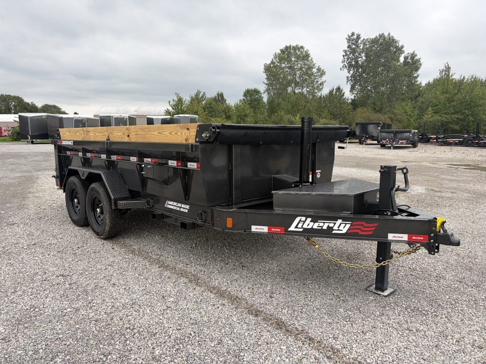 New 2027 Liberty LD14K83X14B8TSFT (83" X 14') 15.4K Telescopic Dump Trailer