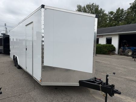 New 2027 Stealth Titan 8.5 x 24 Enclosed Car Hauler with Ramp 10K GVW with 7ft interior and Screwless Exterior