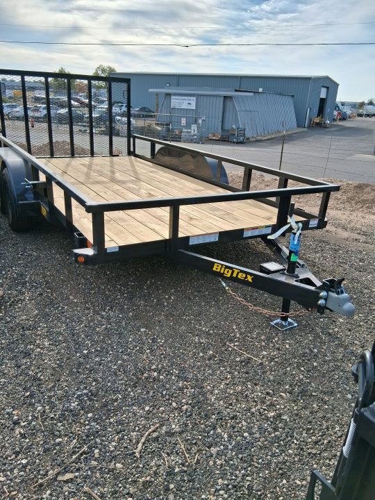 New 2027 Big Tex Trailers 7X14 UTILITY TRAILER 7K WITH 4' RAMPGATE