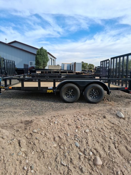 New 2027 Big Tex Trailers 7X14 UTILITY TRAILER 7K WITH 4' RAMPGATE