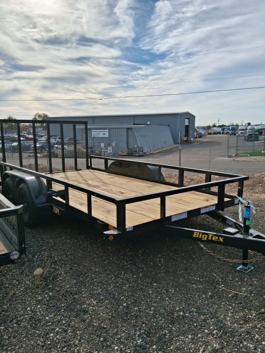 New 2027 Big Tex Trailers 7X14 UTILITY TRAILER 7K WITH 4' RAMPGATE