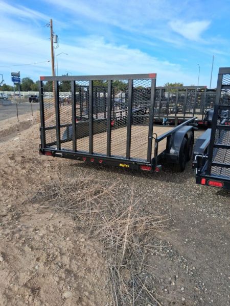 New 2027 Big Tex Trailers 7X14 UTILITY TRAILER 7K WITH 4' RAMPGATE