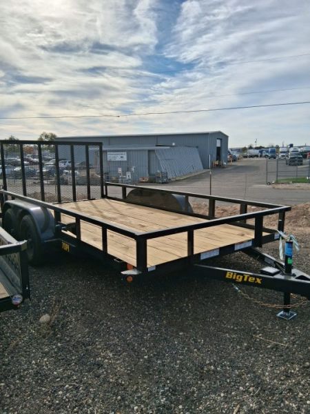 New 2027 Big Tex Trailers 7X14 UTILITY TRAILER 7K WITH 4' RAMPGATE