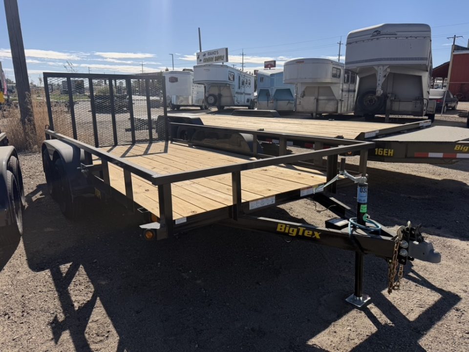 New 2027 Big Tex Trailers 7X14 UTILITY TRAILER 7K WITH 4' RAMPGATE