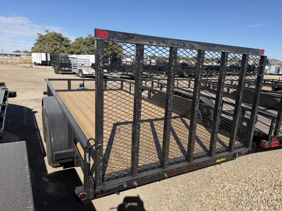New 2027 Big Tex Trailers 7X14 UTILITY TRAILER 7K WITH 4' RAMPGATE