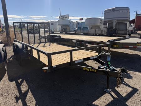 New 2027 Big Tex Trailers 7X14 UTILITY TRAILER 7K WITH 4' RAMPGATE