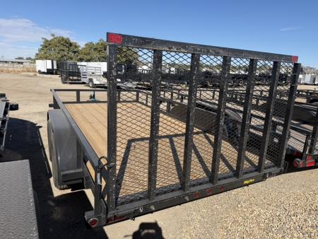 New 2027 Big Tex Trailers 7X14 UTILITY TRAILER 7K WITH 4' RAMPGATE