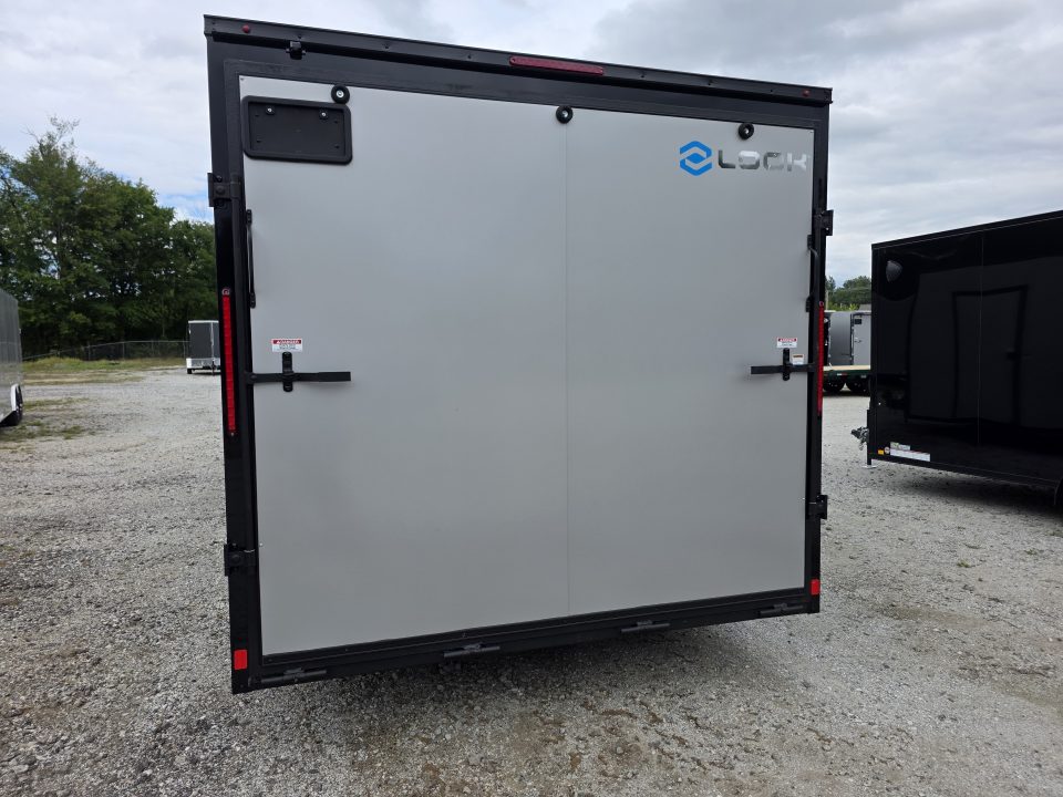 New 2027 Look Trailers 8.5X20 CARGO ENCLOSED 7' INSIDE HEIGHT 7000 GVWR BLACKOUT SXS UTV CAR ATV GOLFCART Cargo / Enclosed Trailer