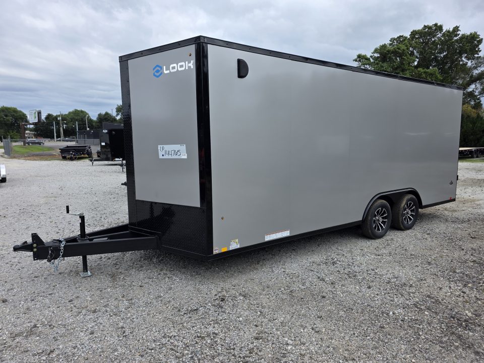 New 2027 Look Trailers 8.5X20 CARGO ENCLOSED 7' INSIDE HEIGHT 7000 GVWR BLACKOUT SXS UTV CAR ATV GOLFCART Cargo / Enclosed Trailer