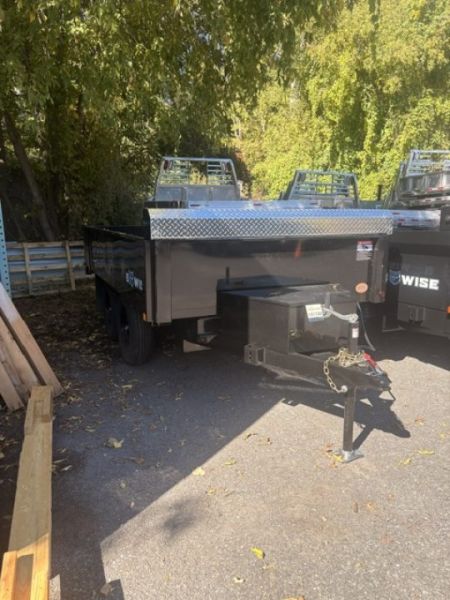 New 2027 BWise Deckover 6' x 10' -- 7K GVW Light Duty Tandem Axle Dump Trailer