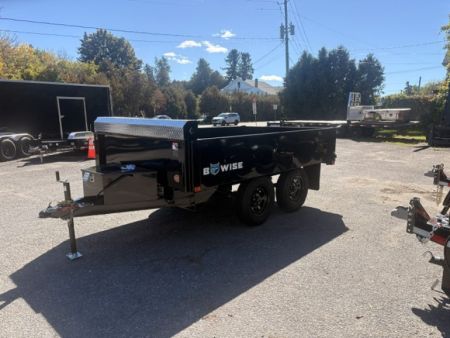 New 2027 BWise Deckover 6' x 10' -- 7K GVW Light Duty Tandem Axle Dump Trailer