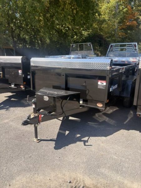 New 2027 BWise 6' x 12' -- 10K GVW --Low Profile Tandem Axle Dump Trailer