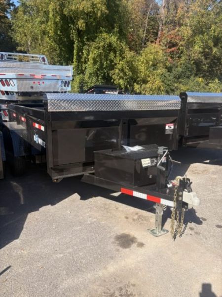 New 2027 BWise 6' x 12' -- 12K GVW --Low Profile Tandem Axle Dump Trailer