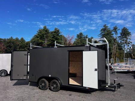 New 2027 US Cargo 7.5X14+ 2ft V-Nose / I-Beam Frame / Contractor Package / 7' interior - 7000GVW