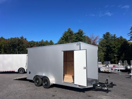 New 2027 US Cargo 7x16 + 2ft V nose/ I beam frame/ 7'6 interior/ Polycore / Ext. Tongue - 7000GVW