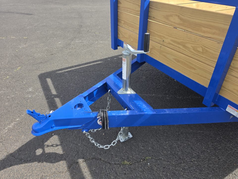 New 2027 Sure-Trac 6x12 Tube Top 3 Board Utility 3K GVWR *ROYAL BLUE